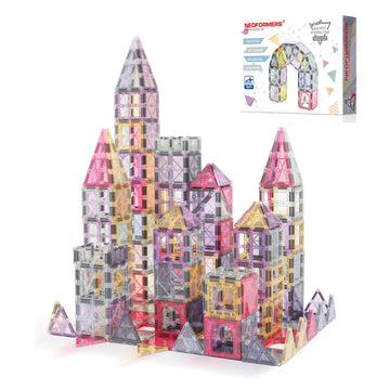 Neoformers Magnetic Tiles 40Pcs Magnet 3D Building Tiles Kids Toys For 3 4 5 6 7 8+ Years Old Boys Girls Magnet Toys Stem Educational Learning Magnetic Blocks Toy Set For Toddlers Child