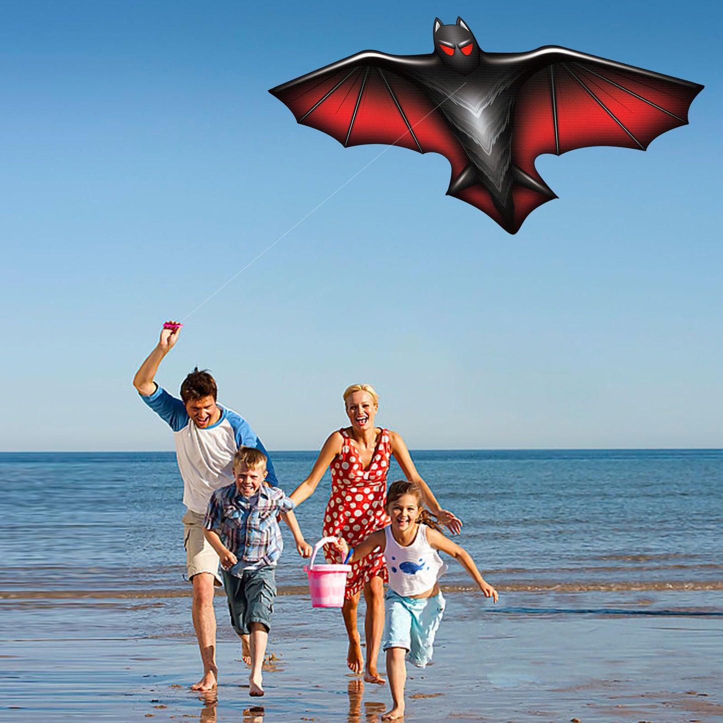 2 Pack Kites For Kids Ages 4-8 8-12, Easy To Fly Large Kite For Beginner, Kites For Adults Giant With Kite String And Handle, Gr
