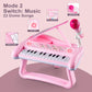 ZMZS First Birthday Toddler Piano Toys for 1 Year Old Girls  Baby Musical Keyboard 22 Keys Kids Age 1 2 3 Play Instrument with Microphone