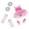 Glitter Girls – Twirls Of Joy Ballerina Outfit Hearts & Stars – Ballet Dress, Hair Elastics, Shoes – 14-Inch Doll Clothes & Accessories For Kids Ages 3 & Up – Children’S Toys