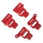 MEUS RACING TRX4M Shock Mount with Multi Holes Adjustable Mounting for TRX4M Defender/Bronco 1/18 RC Crawler Car.(Red)