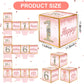 Toniful 4 Pcs Sweet 16Th Birthday Decorations Boxes For Girl, Sixteen Years Old Birthday Cardboard Box,Pink And Rose Gold 16Th B