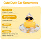 wonuu Car Duck Rubber Duck Car Ornaments Duck Car Dashboard Decorations with Cute Headband Swim Ring Necklace Sunglasses  C-Female Crown&Chain