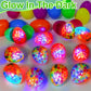 Amenon Easter Basket Stuffers 12 Easter Eggs With 12 Light Up Egg Shaped Fidget Stress Balls Squishies Squeeze Stress Relief Toy