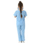 Lingway Toys Kids Pretend Role Play Costumes White Coat With Blue Scrubs And Accessories 3-4Years