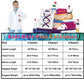 Lingway Toys Kids Pretend Role Play Costumes White Coat With Blue Scrubs And Accessories 3-4Years
