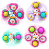 Fidget Spinner,1 2 Year Old Girl Boy Birthday Gifts,Baby Bath Toys For Kids Ages 1-3,Travel Toys For Toddlers,Suction Cup Spinne
