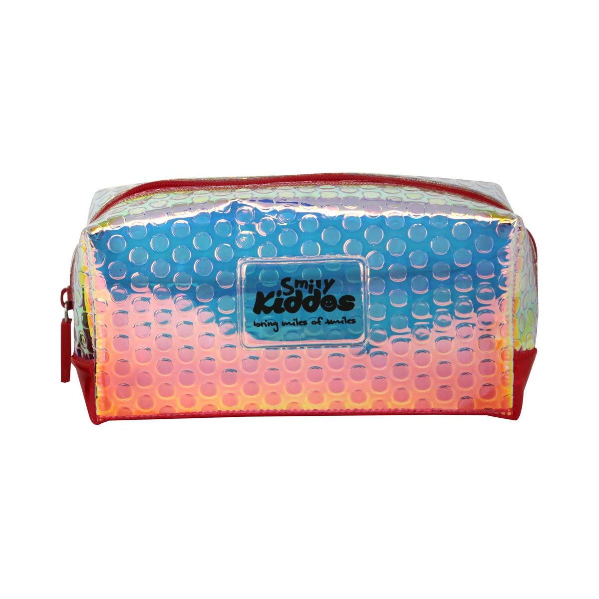 Smily Kiddos Bubble Utility Pouch Orange for Cosmetics and School Essentials