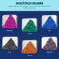 Lcvuuk Magnetic Ferrite Putty Rocks, Blue More Than 600 Weak Magnetic Smooth Ferrite Pebbles, Magnet Rock Desk Toys And Time-Kil
