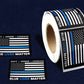 Police Support Stickers - Roll Of 250 Blue Lives Matter Flag Stickers (1 Roll - 250 Stickers)