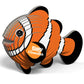 Eugy Clownfish 3D Puzzle, 16 Piece Eco-Friendly Educational Toy Puzzles For Boys, Girls & Kids Ages 6+