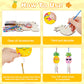 Fennoral 9 Pack Pineapple Wind Chime Kit For Kids Make Your Own Pineapple Wind Chime Wooden Arts And Crafts For Girls Boys Diy C