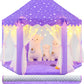 Cubnbud Princess Tent With Lights And Rug, Princess Castle Playhouse For Girls Age 4-7, Purple Toy Tent 55X53 Inch