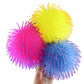 Set Of 3 - 6'' Puffer Balls - Sensory Fidget And Soft Hairy Stress Balls - Ot Autism Spd (Random Colors)