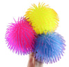 Set Of 3 - 6'' Puffer Balls - Sensory Fidget And Soft Hairy Stress Balls - Ot Autism Spd (Random Colors)