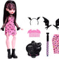 Monster High Draculaura Doll & Accessories, Gore-ganizer Beauty Kit with Bat Clips, Comb & Mirror, Customizable with Stamp Pen &