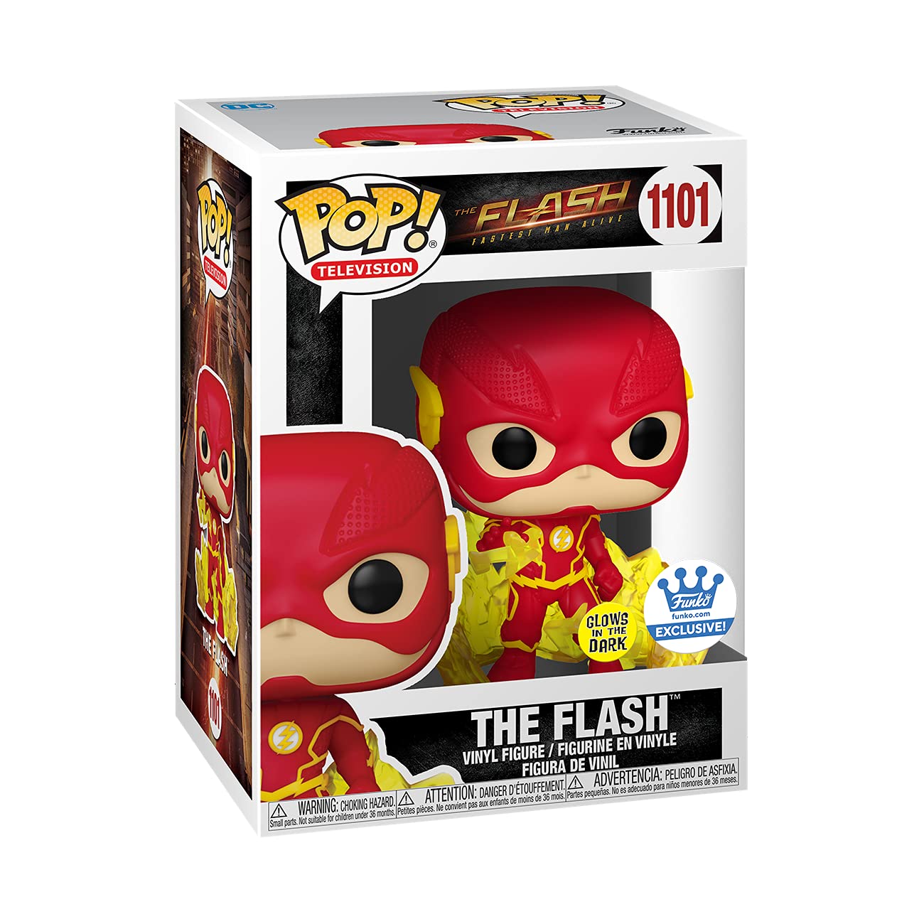 Funko Pop! The Flash # 1101 - The Flash: [Energy Base Glow In The Dark] Exclusive!