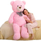 Maogolan Giant Teddy Bear 6 Feet Tall, Pink Human Size Big Teddy Bear Stuffed Animal For Boyfriend,Girlfriend,Wife On Valentines,Christmas,Birthday