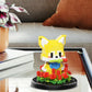 RIESEK Artificial Flower Animal Toy Building Set for mature-themed Mini Dog Plant Bonsai Tree Botanical Collection Gift for Kid Office Home Decor Building Block Birthday Gift for Girl Women Mom Friend(Roses)
