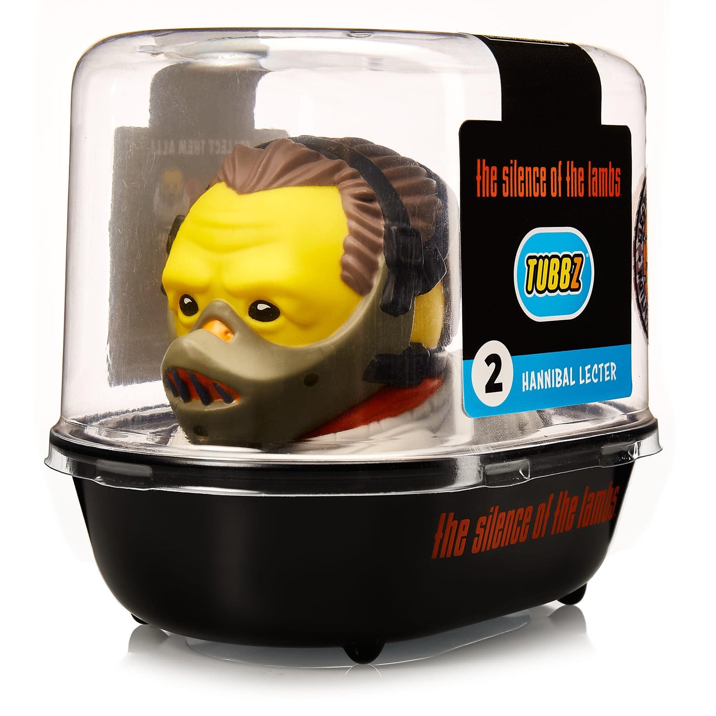 TUBBZ Hannibal Lecter Cosplaying Rubber Duck Vinyl Figure, NS4186, PVC, Bathtub Size, Horror Collectible