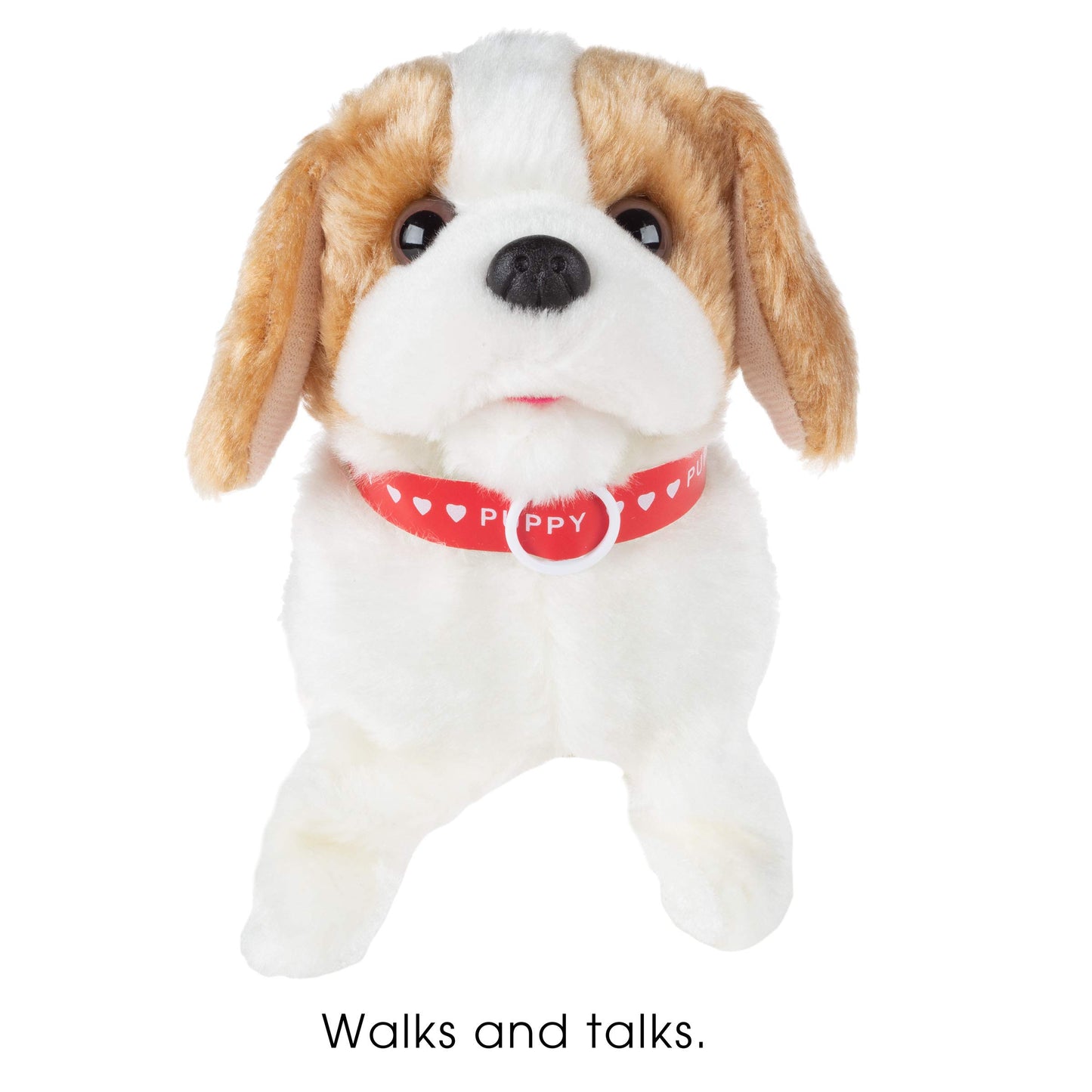 Happy Trails Interactive Plush Puppy Toy- Battery Operated Dog That Walks, Barks and Does Back Flips, Soft and Snuggly Fur, Stuf