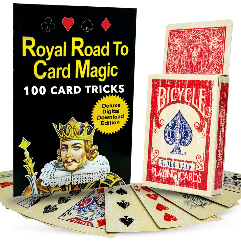 Royal Road To Card Magic With Bonus Bicycle Faded Deck