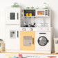 Babytronic Wooden Kitchen Playset for Kids, Interactive Play Kitchen with Lights & Sounds, Children Pretend Toy Kitchen Set with