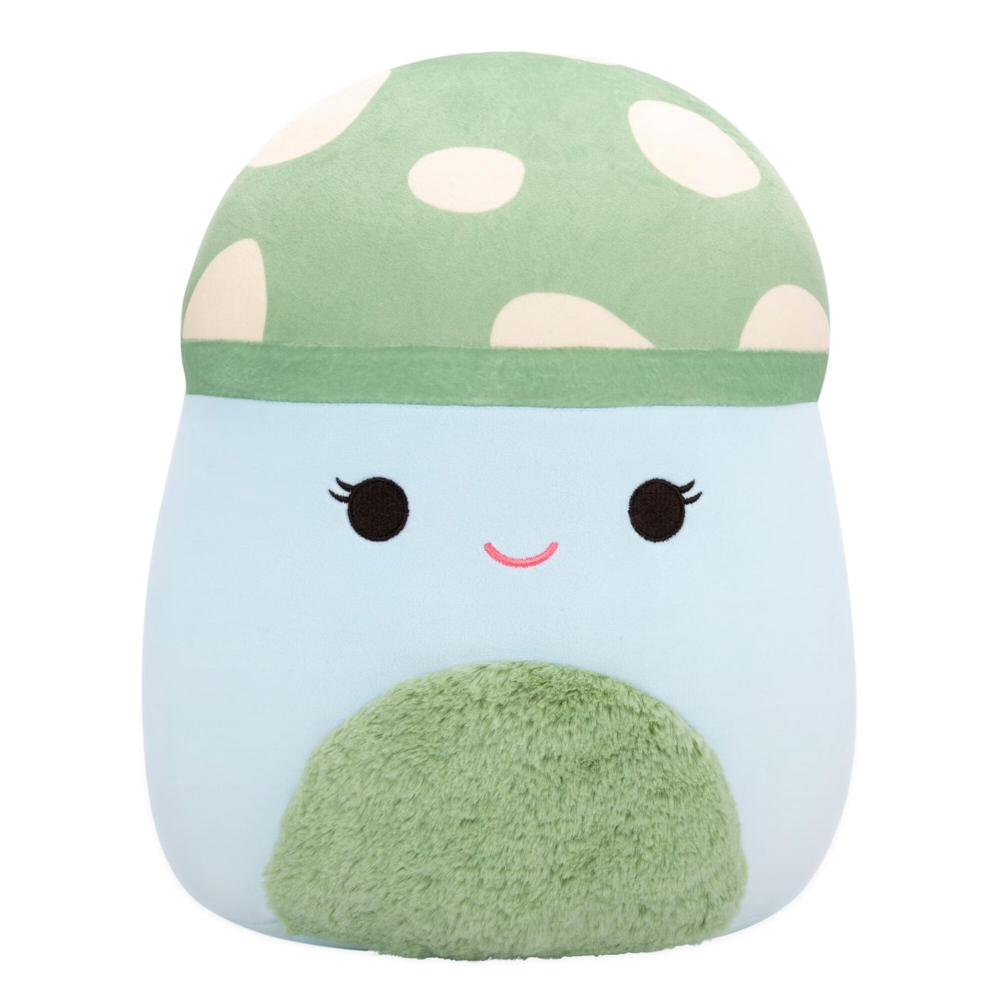 Squishmallows Original Plush 12-Inch Bo Lynn Teal Spotted Mushroom - Soft Polyester Toy, Model SQCR06879