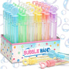 Bubble Party Favors For Kid, 30 Pack Mini Bubbles Bulk With Display Box, Pastel Bubble Wand Sticks Toy For Party Supplies, Birth