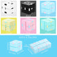 12 Pieces Mini Cube Blocks Mini Cube Desk Toy Magic Sensory Tool Blocks Puzzle Flip Cube For Teens Adults Birthday Favors (Macarons)