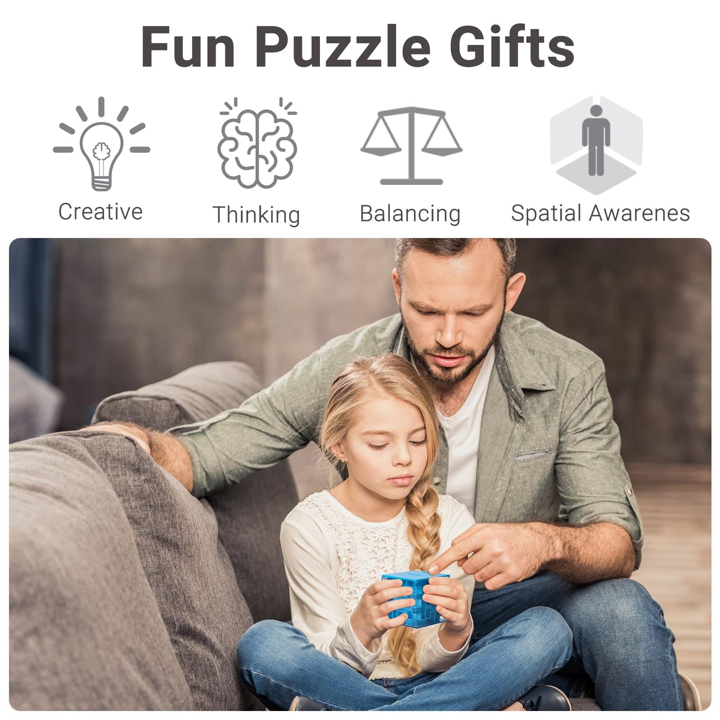 Ikeelo Money Maze Puzzle Box (2 Pack) For Kids And Teens, Make Cash Gift Giving More Fun