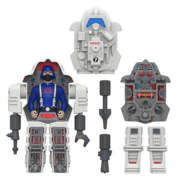 Super7 Super Cyborg G.I. Joe Cobra S.N.A.K.E. protective covering (Full Color - Gray) - 11 G.I. Joe Action Figure with Accessories Classic Cartoon Collectibles