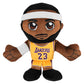 Bleacher Creatures Los Angeles Lakers Lebron James 8'' NBA Kuricha Sitting Plush (Gold Jersey) - Soft Chibi Inspired NBA Superst