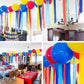 Partywoo Red Yellow Blue Balloons, 100 Pcs 12 Inch Pack Of Red Balloons, Yellow Balloons And Blue Balloons, Latex Balloons For Baby Shower Decorations, Dog Party Decorations, Dog Birthday Decorations