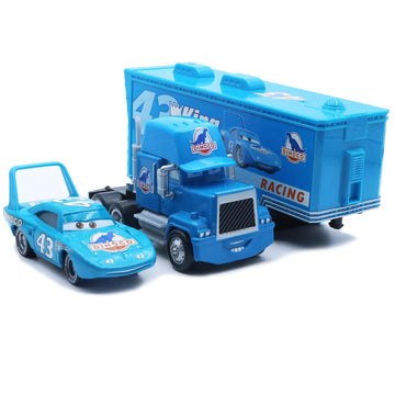 Movie Car 1:55 Diecast Vehicles Diecast Vehicle Toys Set For Boy Gifts (King)