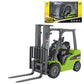 Qcar Forklift Warehouse Truck Vehicle Toy Forklift Construction Toys for Kids 1:50 Scale Heavy Metal Forklift (Green)