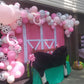 Cow Theme Balloon Arch Garland Kit, Pastel Pearl Pink Gold White Cow Print Latex Balloons Cowgirl First Rodeo Balloon Arch Kit F