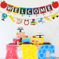 Bessmoso Welcome Banner Kids Back to School Party Decoration Apple Pencil Stationery Garland First Day of School Ideas New Grade