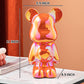 Yundu Ceramic Piggy Bank For Kids And Adults - Coin Bank For Girls And Boys - Orange Love Bear Decoration - Modern D  Cor, Hypeb