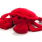 The Petting Zoo Crab Stuffed Animal Plushie, Gifts for Kids, Scoopz Sealife Animals, Red Crab Plush Toy, 8 inches