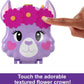 Polly Pocket Llama Camp Adventure Playset with 2 Micro Dolls & 13 Accessories, Multicolor Travel Toy, Model HKV33