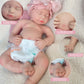 Oppaionaho Realistic 20 Soft Full Body Solid Silicone Reborn Baby Dolls 50cm Lifelike Painted Newborn Infant Girl Doll