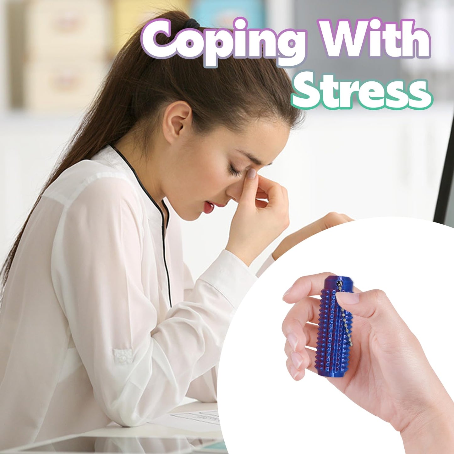 Little Ouchies Pain Fidget, Pain Stim Fidget For Stress Relief & Focus, Little Ouchies, Mini Fidget Toys, 3D Printed With Hard S