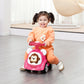 Trimate Push & Ride Racer - Pink & Monkey Toddler Ride-On Foot-to-Floor Car with Push Handle Air Horn Toy for Ages 1-2