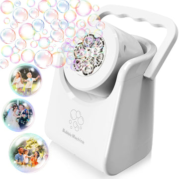 Bubble Machine Automatic Bubble Blower For Kids Batteries Operated Portable Bubble Maker Electric Bubble Machine Adjust Angle By