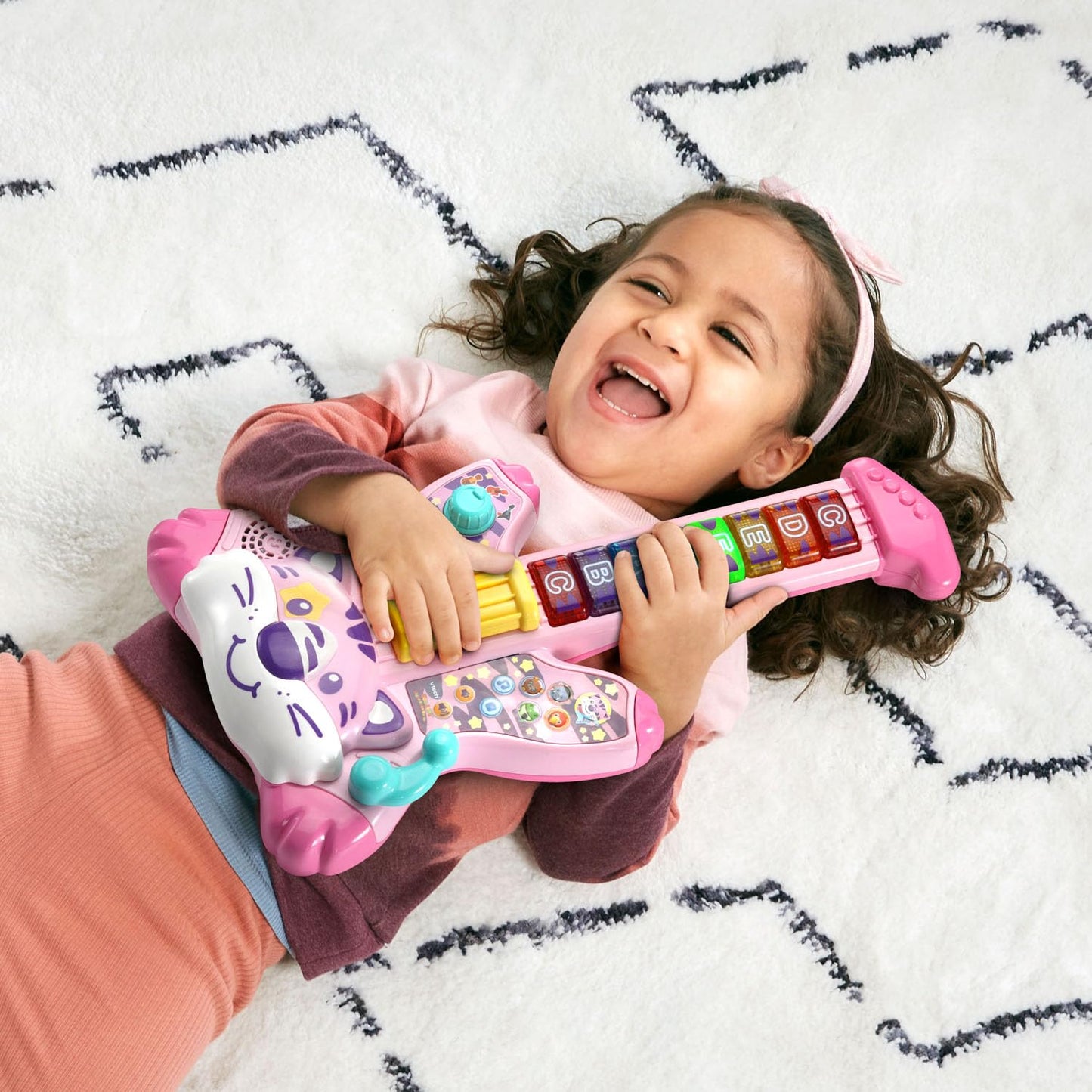 Vtech Zoo Jamz Tiger Rock Guitar, Pink