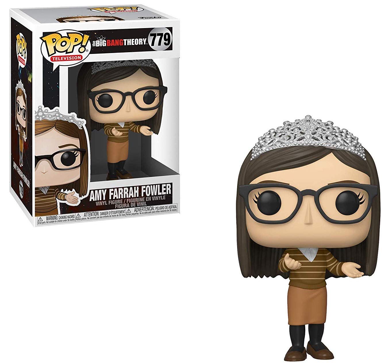 Funko Tv: Big Bang Theory - Amy Farrah Fowler Pop! Vinyl Figure (Includes Compatible Pop Box Protector Case)