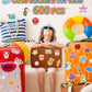Apakkai 600 Pcs Cute Stickers For Kids, Water Bottle Stickers For Teens, Kawaii Vinyl Phone Laptop Skateboard Animal Waterproof