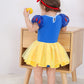 Snow Baby Girls Costume for Infant Romper Onesie Babysuit Birthday Christmas Halloween with Headband 9-12Months(E04-90)