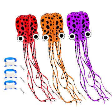 Mint'S Colorful Life Octopus Kite 3 Spotty Colors